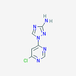Structure of 1-(6-ChloropyriMidin-4-yl)-1H-1,2,4-triazol-3-aMine