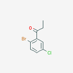 Structure of 1-(2-bromo-5-chlorophenyl)propan-1-one