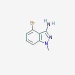 Structure of 4-Bromo-1-methylindazol-3-amine