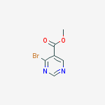 Structure of Methyl 4-bromopyrimidine-5-carboxylate