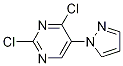 Structure of 2,4-Dichloro-5-(1H-pyrazol-1-yl)pyrimidine
