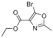 Structure of Ethyl 5-bromo-2-methyloxazole-4-carboxylate