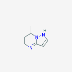 Structure of 7-methyl-1,5,6,7-tetrahydropyrazolo[1,5-a]pyrimidine