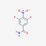 Structure of 3,5-Difluoro-4-nitrobenzamide