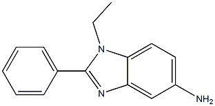Structure of 1-ethyl-2-phenyl-1H-benzo[d]imidazol-5-amine