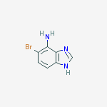 Structure of 5-Bromo-3H-benzo[d]imidazol-4-amine