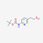 5-(2-HYDROXYETHYL)PYRIDIN-2-YL]CARBAMIC ACID TERT-BUTYL ESTER,>95%结构式
