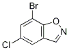 Structure of 1,2-Benzisoxazole, 7-broMo-5-chloro-
