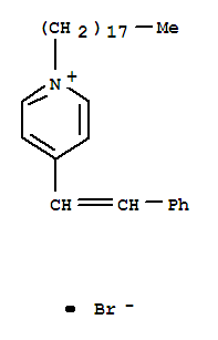 N-正十八烷基-4-苯乙烯基吡啶溴盐结构式