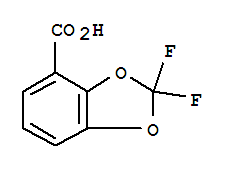 Structure of 2,2-Difluoro-1,3-benzodioxole-4-carboxylic acid