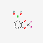 Structure of 2,2-DIFLUORO-BENZO[1,3]DIOXOLE-4-BORONIC ACID