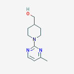 Chemical structure of [1-(4-Methyl-pyrimidin-2-yl)-piperidin-4-yl]-methanol