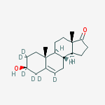 Structure of Dehydroepiandrosterone-2,2,3,4,4,6-d6