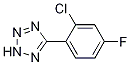 5-(2-氯-4-氟苯基)-2H-四唑结构式