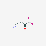 Structure of 4,4-Difluoro-3-oxobutanenitrile