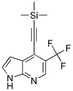 5-(Trifluoromethyl)-4-((Trimethylsilyl)Ethynyl)-1H-Pyrrolo[2,3-B]Pyridine结构式