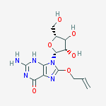 8-(2-Propenyloxy)guanosine结构式