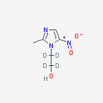 Structure of Metronidazole-(ethylene-d4)