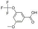 Chemical structure of 3-Methoxy-5-(trifluoroMethoxy)benzoic acid
