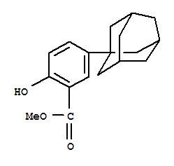 Structure of METHYL 3-ADAMANTAN-1-YL-6-HYDROXYBENZOATE