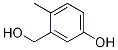 Structure of 3-(hydroxymethyl)-4-methylphenol