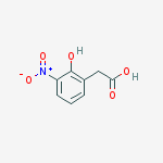 (2-hydroxy-3-nitrophenyl)acetic Acid结构式