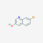 Structure of 7-BROMOQUINOLIN-3-OL