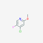 4-Chloro-5-iodo-2-methoxy-pyridine结构式