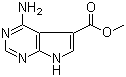 Structure of Methyl 4-amino-7H-pyrrolo[2,3-d]pyrimidine-5-carboxylate