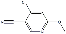 Structure of 4-Chloro-6-Methoxynicotinonitrile