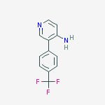 Structure of 3-(4-(trifluoroMethyl)phenyl)pyridin-4-aMine