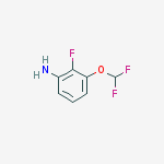 3-(difluoromethoxy)-2-fluoroaniline结构式