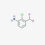 Structure of 2-chloro-3-(difluoromethyl)aniline