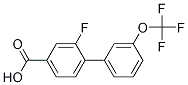 Structure of 3-Fluoro-4-(3-trifluoromethoxyphenyl)benzoic acid
