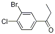 Structure of 1-(3-Bromo-4-chlorophenyl)propan-1-one