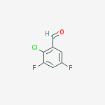 2-CHLORO-3,5-DIFLUOROBENZALDEHYDE结构式