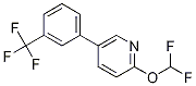 Structure of 2-(difluoroMethoxy)-5-(3-(trifluoroMethyl)phenyl)pyridine