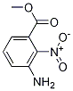 Structure of Benzoic acid, 3-aMino-2-nitro-, Methyl ester