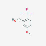 Structure of 5-METHOXY-2-(TRIFLUOROMETHYL)BENZYL ALCOHOL