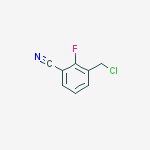 3-(chloromethyl)-2-fluorobenzonitrile结构式