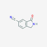 Structure of 3-oxoisoindoline-5-carbonitrile