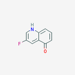 Structure of 3-fluoroquinolin-5-ol