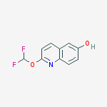 Structure of 2-(difluoroMethoxy)quinolin-6-ol