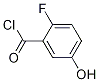 Structure of 2-fluoro-5-hydroxybenzoyl chloride
