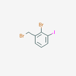 2-Bromo-1-(bromomethyl)-3-iodobenzene结构式