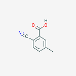 Structure of 2-CYANO-5-METHYLBENZOIC ACID