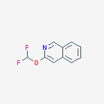 Structure of 3-(difluoroMethoxy)isoquinoline