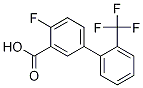 Structure of 2-Fluoro-5-(2-trifluoromethylphenyl)benzoic acid