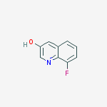 Structure of 8-fluoroquinolin-3-ol