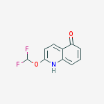 Structure of 2-(difluoroMethoxy)quinolin-5-ol